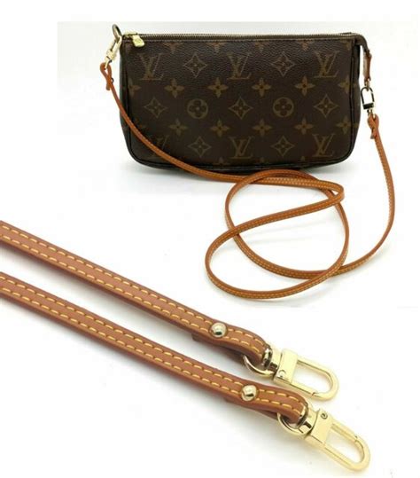 louis vuitton pochette accessoires chain strap|Louis Vuitton Pochette strap replacement.